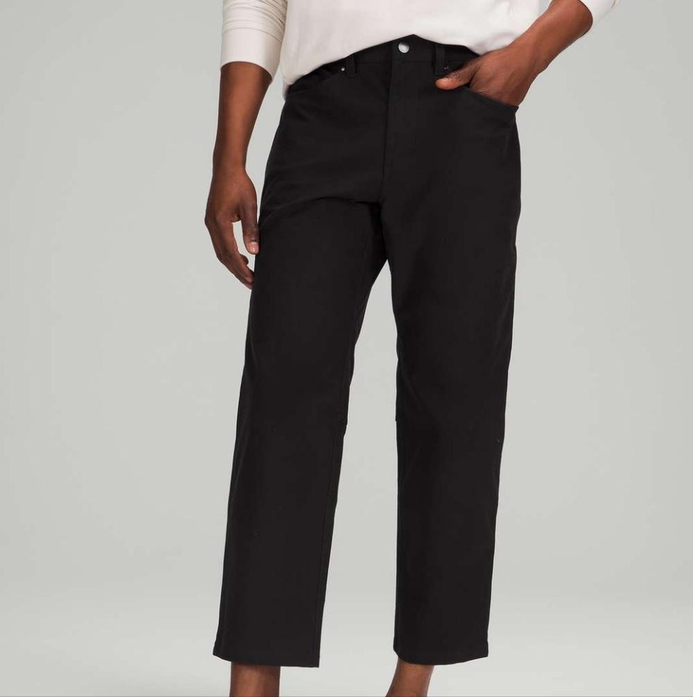 Lululemon ABC Crop Pant Relaxed 26" *Utilitech Black